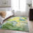 Premium Machine Washable Cerrito AMF504 Yellow Rug-103831654