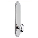 Grandeur Arc Tall Plate Single Dummy with Eden Prairie Door Knob