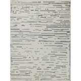 Carmel Hand Tufted Geometric Area Rug in Ivory/Gray
