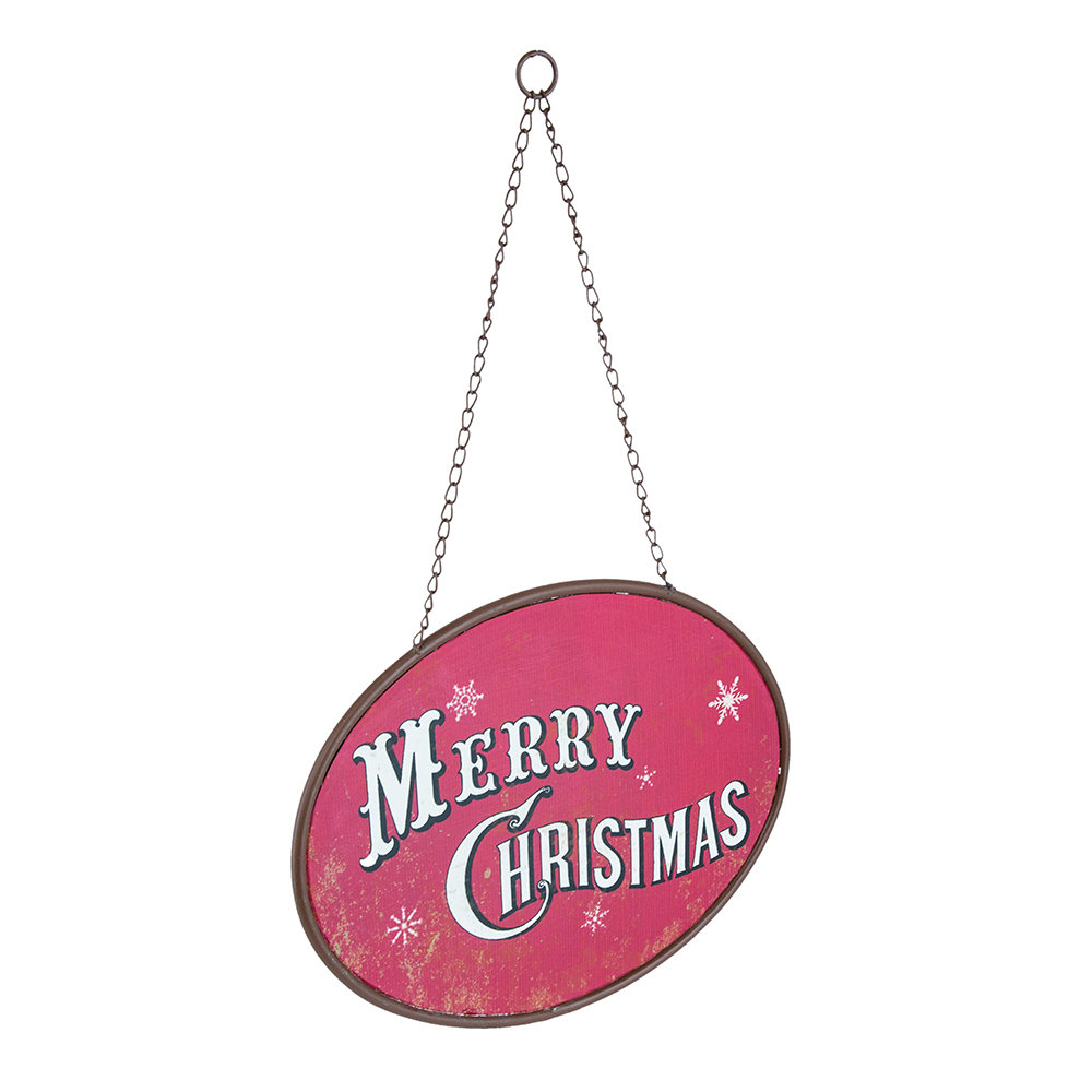 Metal Merry Christmas Wall Sign The Holiday Aisle®
