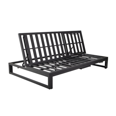 Chelsea 82.68'' Convertible Outdoor Sofa Couch & Double Lounge Chair with Adjustable Backrest, Cushioned Sunbed, Side Table for Patio, Poolside & Backyard