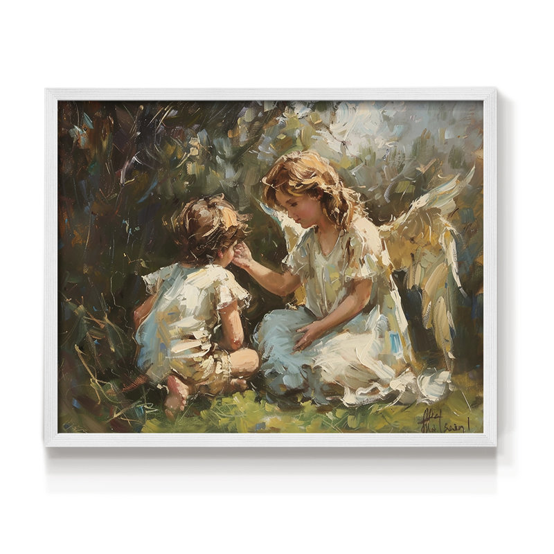 Wildlife Series-XLVII -Framed Print - Restickable, H 16 po x l 20 po, Blanc