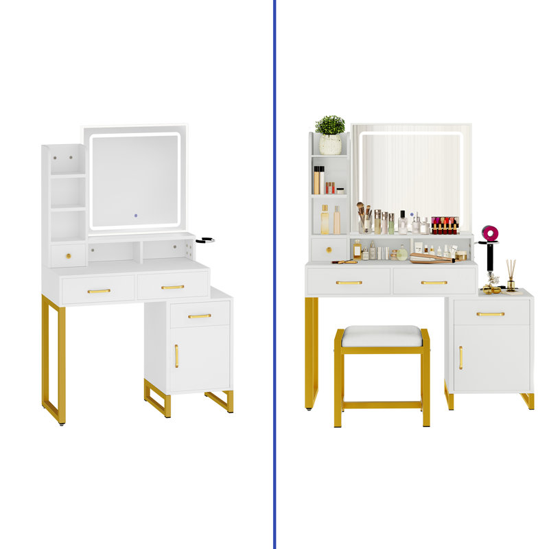 Ionna Vanity, White