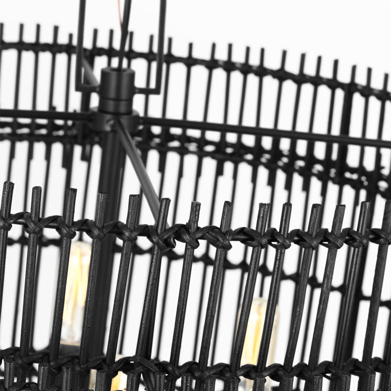 Store suspendu Elio, Fer vieilli, H 16 po x l 23 po x P 23 po