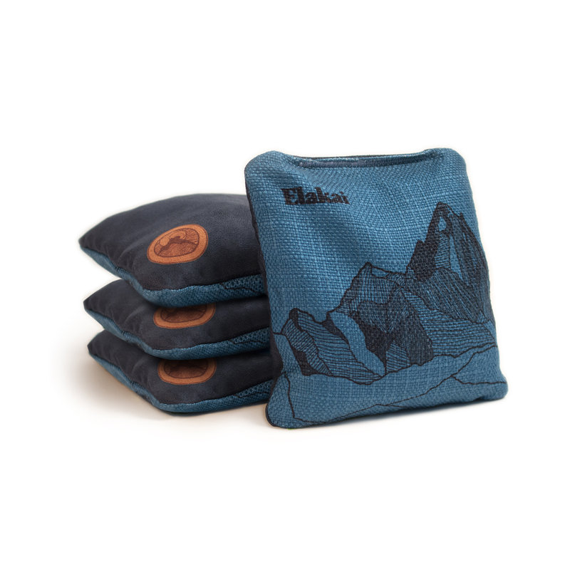 Sac de cornhole Mount Polyak, H 4 po x l 4 po x P 0,5 po, Vert Caraïbes