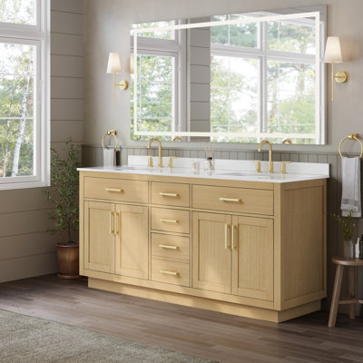 Meuble-lavabo double 72 po Beckett