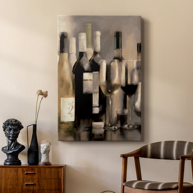 Étagère à vin I - galerie sur mesure, H 27 po x l 18 po