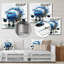 Air Macro Blueprint - Avion, art mural en métal-1232956647