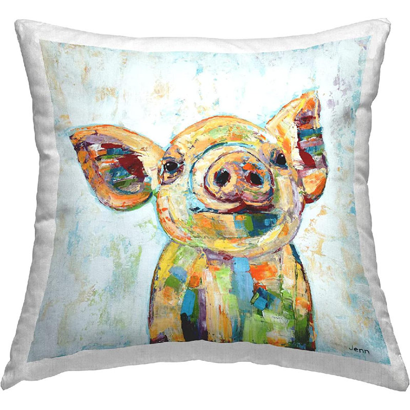 Polyester Throw Square Pillow Cover & Insert
