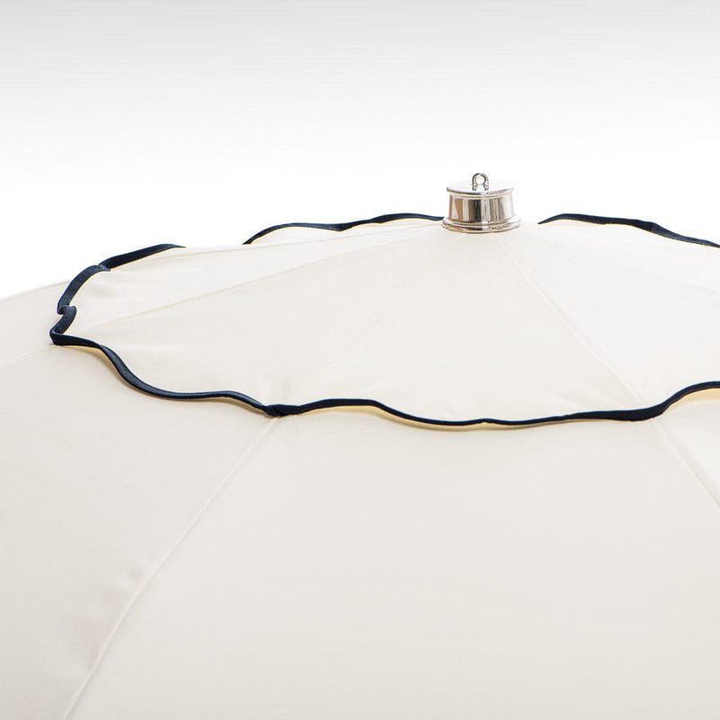Patio 90'' W Umbrella, Navy/White