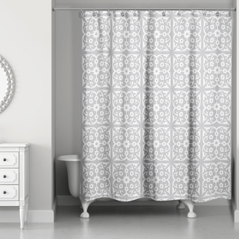 Rideau de douche Halsted, Gris