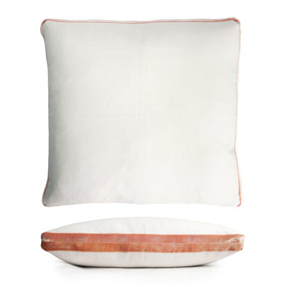 Double Tuxedo Square Pillow Cover & Insert