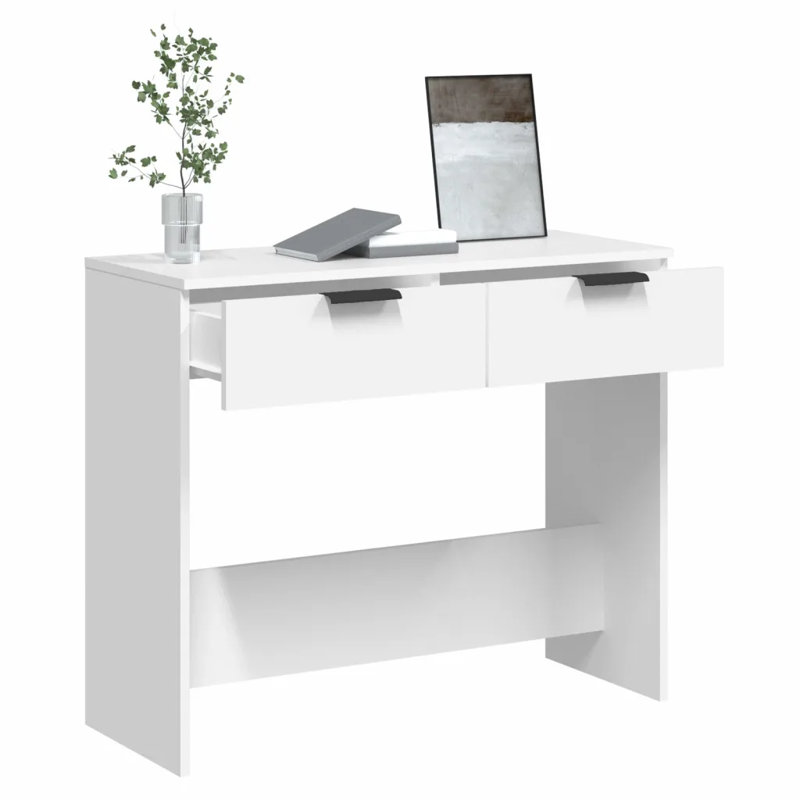 Johnath 90cm Console Table, White