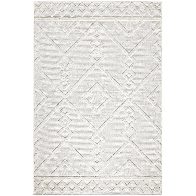 Stoiko Geometric Indoor Rug, Rectangle 6'7" x 9'7"