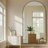 Large Oversized Arched Floor Mirror With Stand, Wall Mirror-34507445-34507446