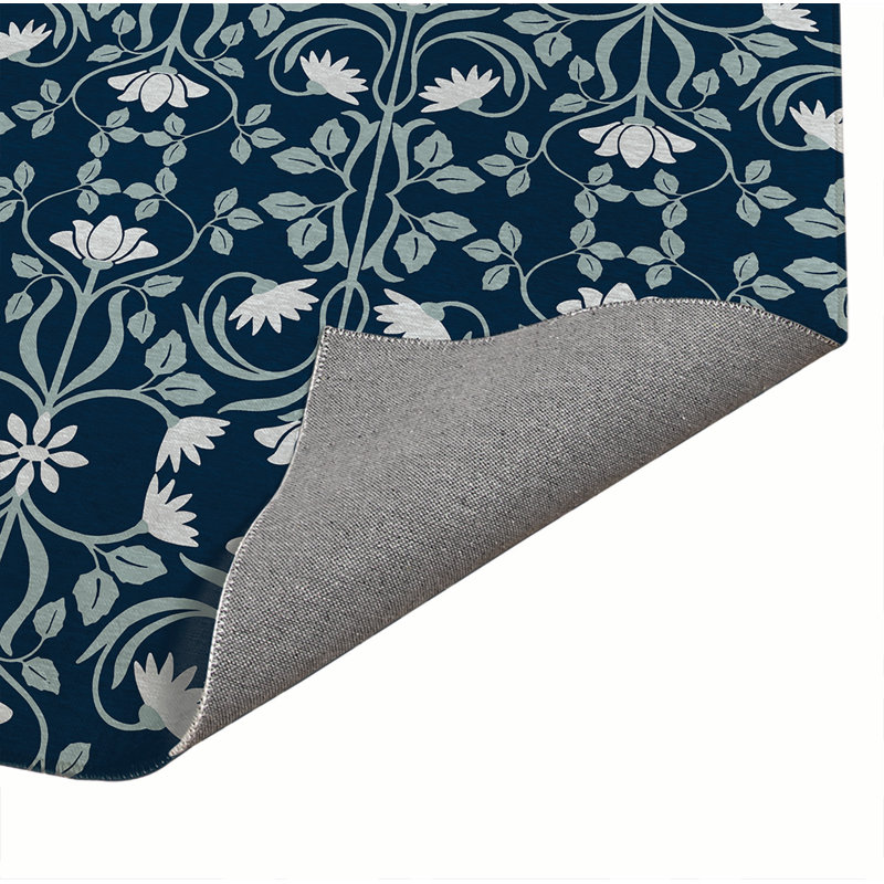 Tapis de bureau léger Savanah, L 24 po x P 36 po, Bleu