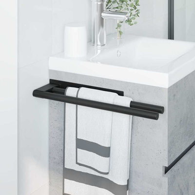 40 cm L Stainless Steel Wall Mounted Towel Rack
