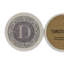 Monogram Letter 4-Pack Natural Sandstone Coasters-1488584758