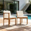 Chaise d'extérieur en bois d'acacia-129390465