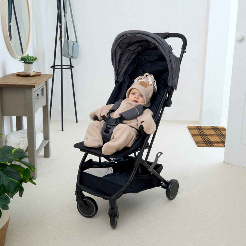 100% Polyester Stroller Blanket, Beige
