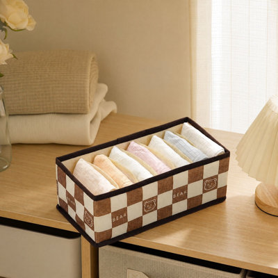Sac de rangement en nylon, boîte de rangement pour vêtements, panier de rangement grande capacité pour armoire de chambre, boîte de rangement pliable
