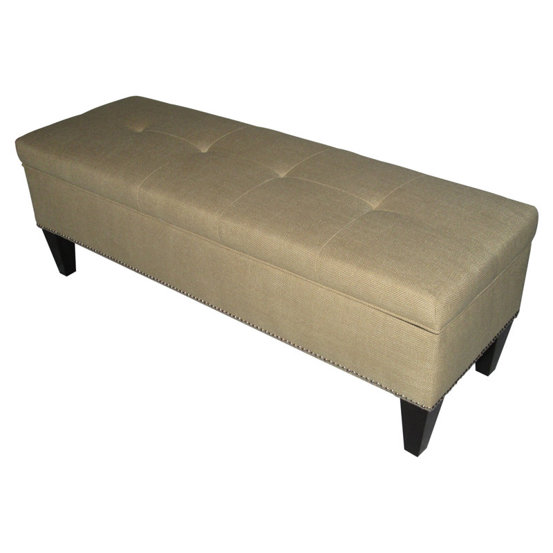 Potrero Polyester Upholstered Storage Bench
