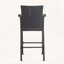 Tabouret de bar d'extérieur en osier (ensemble de 2)