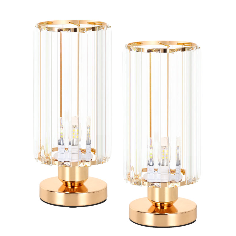 Lampe de table en métal Rheyn