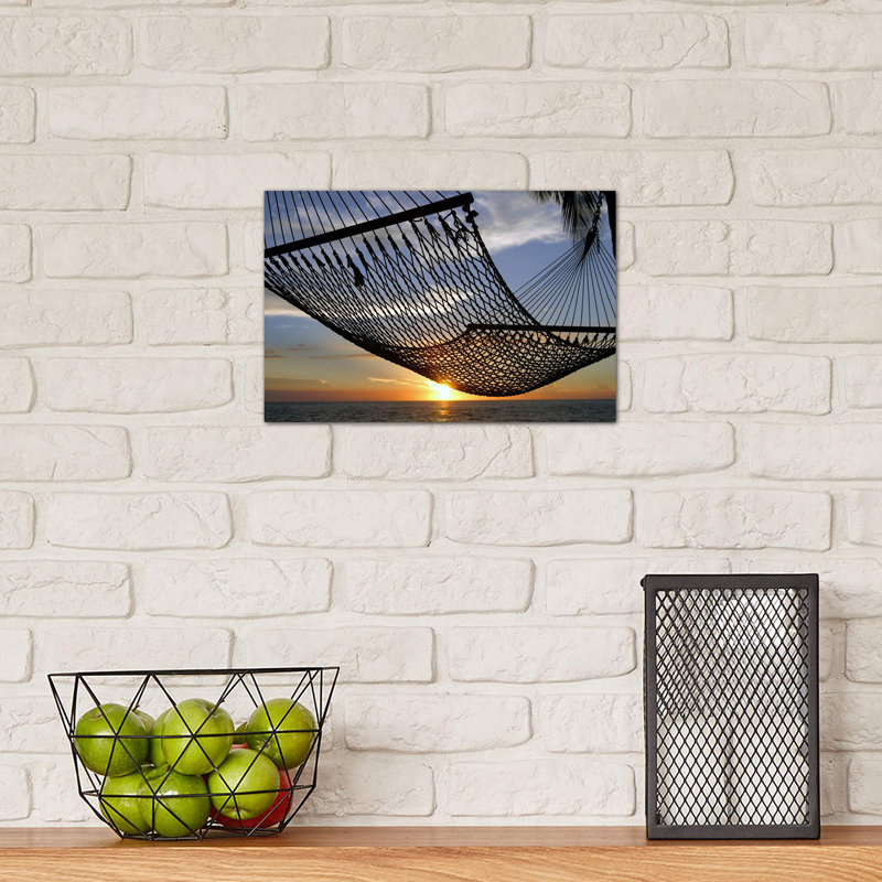 Hawaii Sunset - Print on Canvas, 101.6 cm H x 66.04 cm W x 1.91 cm D, Wrapped Canvas