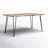 Cartan 60" W Solid Acacia Wood Dining Table-955112876-950077526