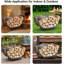 63.5cm W Iron Log Rack