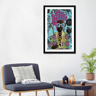 " Modern Turban Woman III " by Nikki Chu