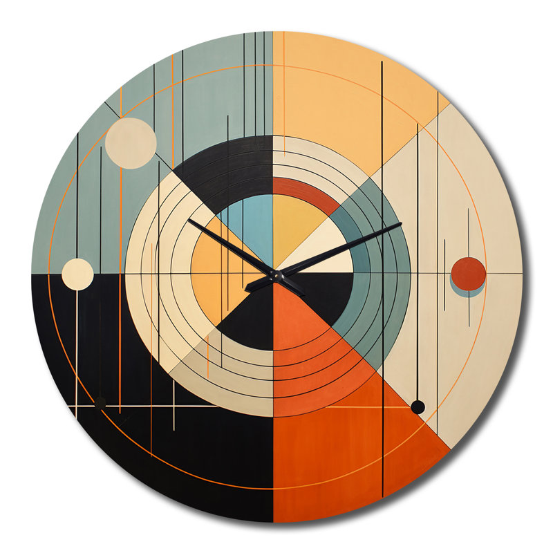 Cogburn - Modern Midcentury Wall Clock, Large