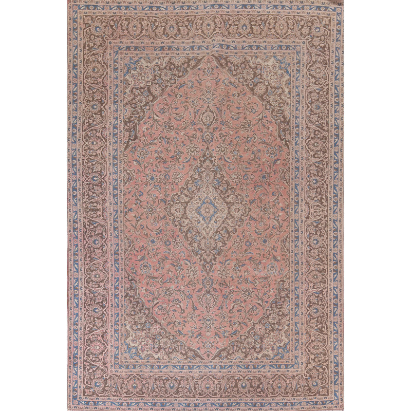 Tapis traditionnel rose 10 x 13
