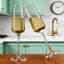 Ensemble de 12 flûtes à champagne, verres à vin mousseux de 7,5 oz de long et transparents pour les mariages, les fêtes, les anniversaires et les bars à domicile