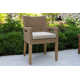Fleur 74'' Rectangular 6 - Person Outdoor Dining Set with Cushions