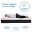 Matelas en mousse viscoélastique gélifiée 12 po-1472234650
