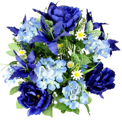 Polyether Polyurethane (PU) Hydrangea, Lillies, Peony, Mixed Assortment Arrangement