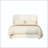 Full Bed with Adjustable Boucle Cloud Headboard