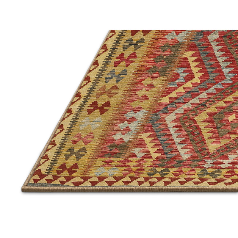 Tapis brun/gris/rouge contemporain, Rectangle 6 pi x 9 pi