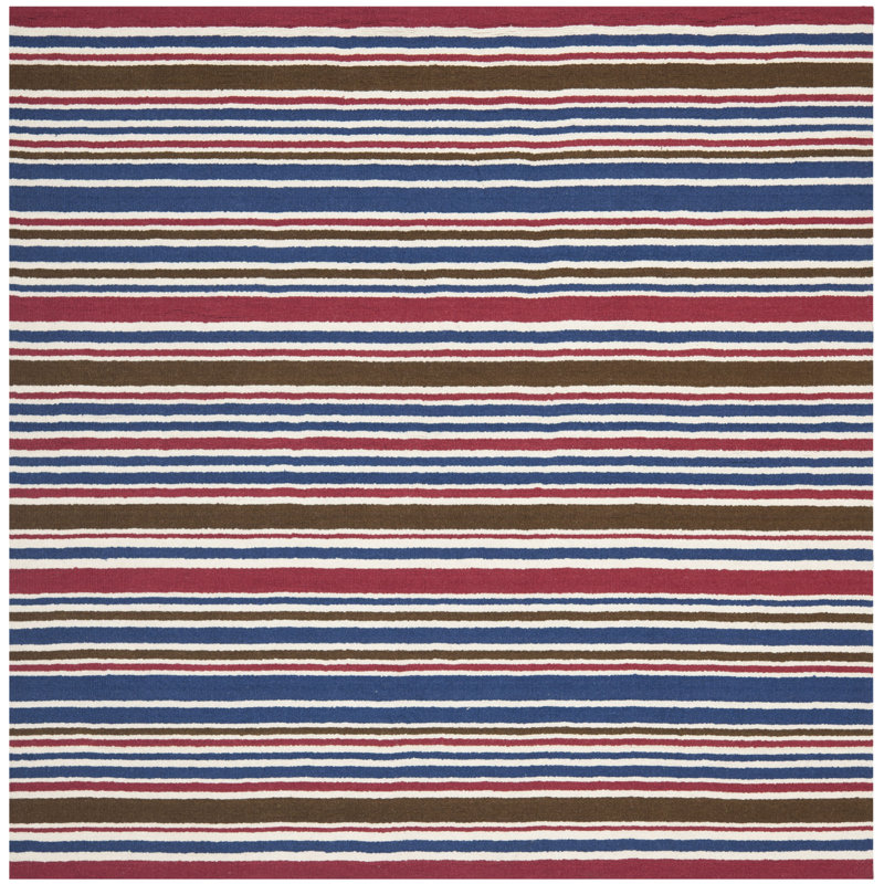 Alvardo Hand Tufted 80% Wool And 20% Cotton Rug, Square 7'