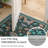 Floral Machine Washable Rug with Non-Slip Backing, Soft Thin Low Pile Non Shedding Floor Carpet, Indoor Foldable Printed Accent Mat for Living Room/Nursery/Bedroom-403651635