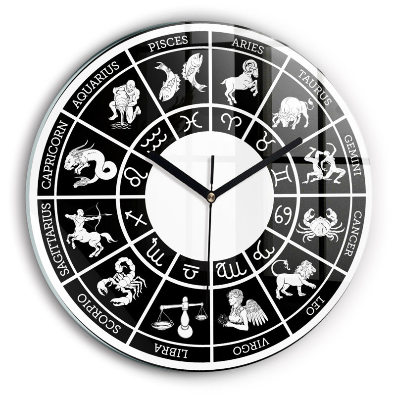Glass Wall Clock