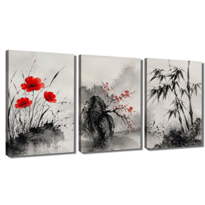 Impression sur toile 3 panneaux