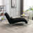Leisure Concubine Sofa With Acrylic Feet Sleeper Chair Bedroom Chair Upholstered Chair-511365684