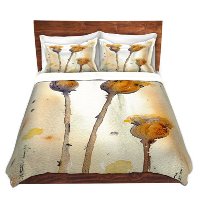 Polyester Floral Duvet Cover