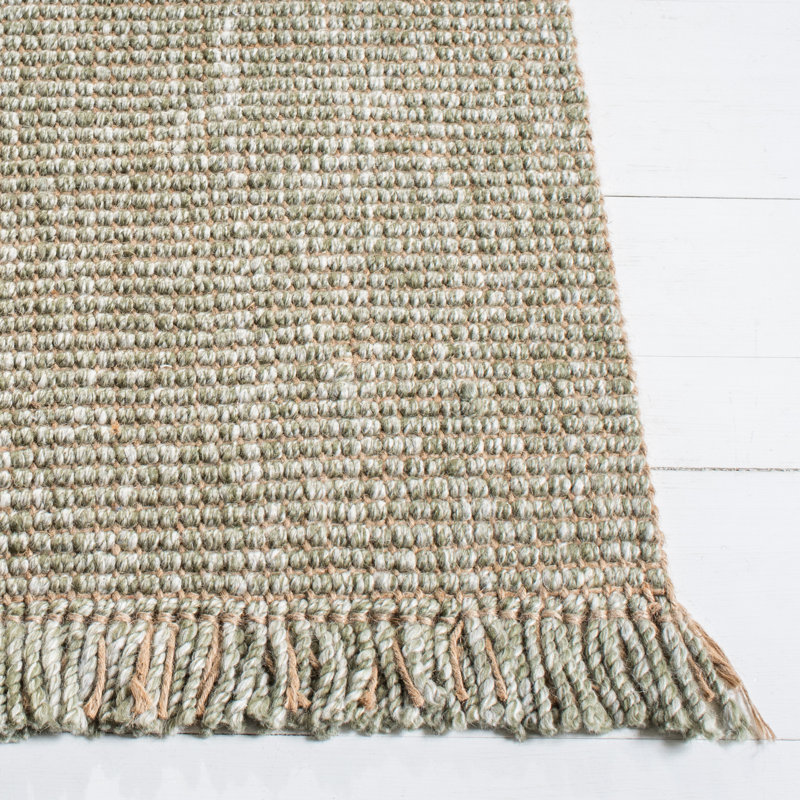 Tapis de couleur unie performance tissé à la main Pulcherie, Rectangle 2 pi 3 po x 4 pi