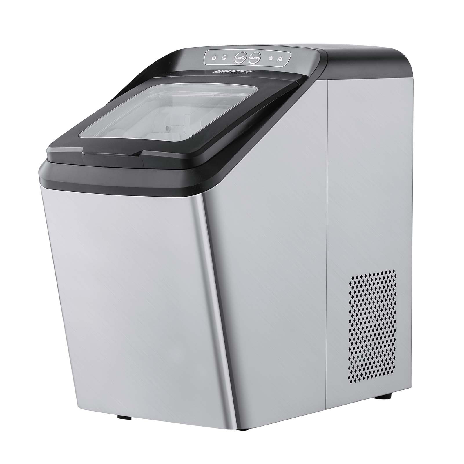 R.W.Flame Counter top Ice Maker Machine,40LBS/24H Compact Ice