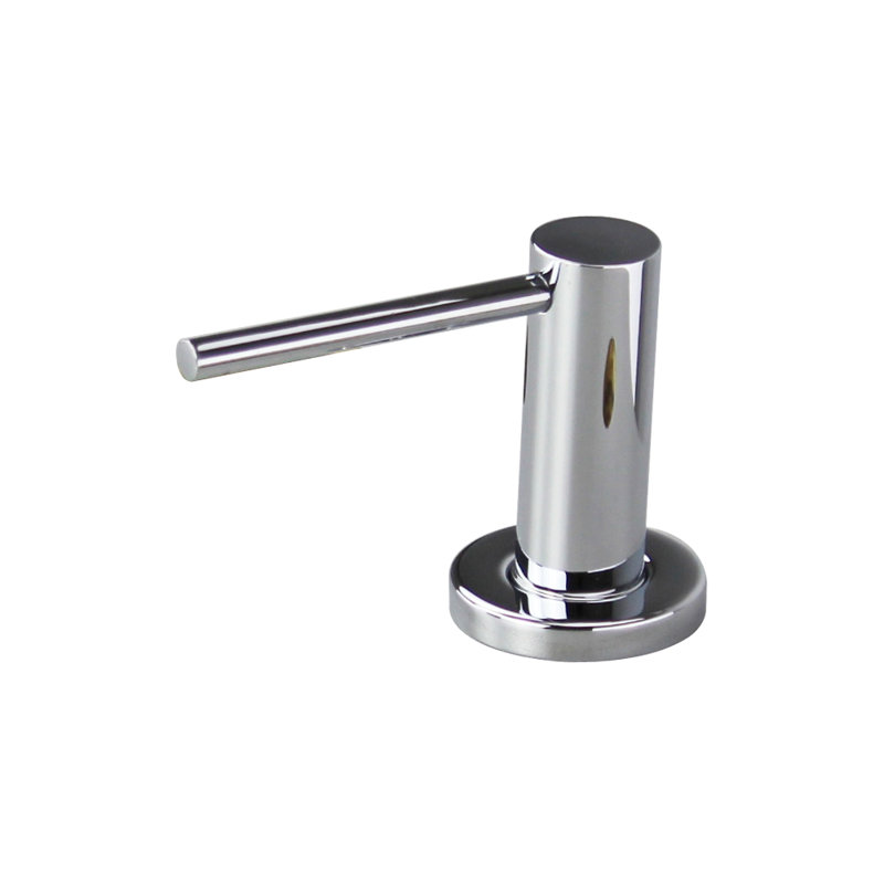 Richland Soap Dispenser, Polished Chrome
