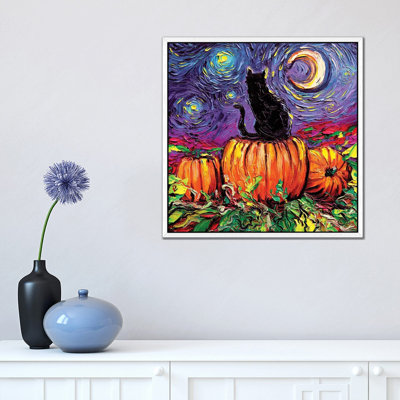Starry Hallow's Eve by Aja Trier - Painting on Canvas